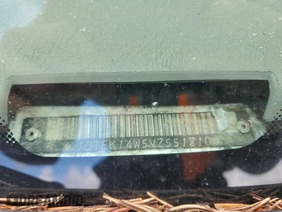 1997 GMC Sierra 1500 with VIN 1GTEK14W5VZ551810, listed as a Copart auction lot 47287015 with 168,113 mi miles and Salvage title. Bid and sale history available at DreamBid. Image 13.