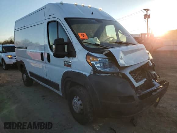 2019 Ram ProMaster Cargo with VIN 3C6TRVBG5KE549740, listed as a Copart auction lot 84484284 with Not provided miles and Salvage title. Bid and sale history available at DreamBid. Image 4.