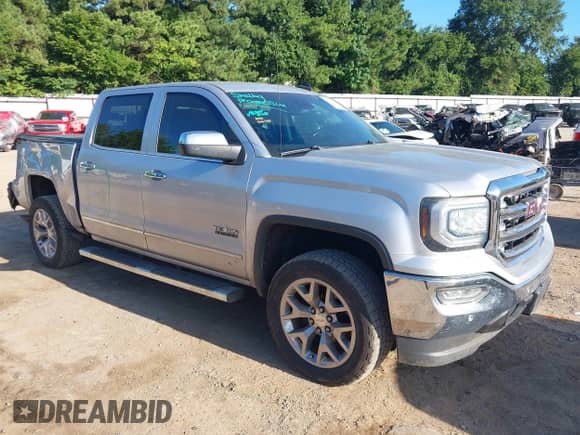 2018 GMC Sierra 1500 SLT z VIN 3GTP1NEC9JG646016, wystawiony jako IAAI lot #42769294 z przebiegiem 151 719 mil mil oraz . Historia ofert i sprzedaży dostępna na DreamBid. Obrazek 1.