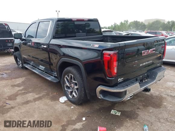 2025 GMC Sierra 1500 SLT with VIN 3GTUUDEL0SG211245, listed as a IAAI auction lot 43195881 with 6,382 mi miles and . Bid and sale history available at DreamBid. Image 3.