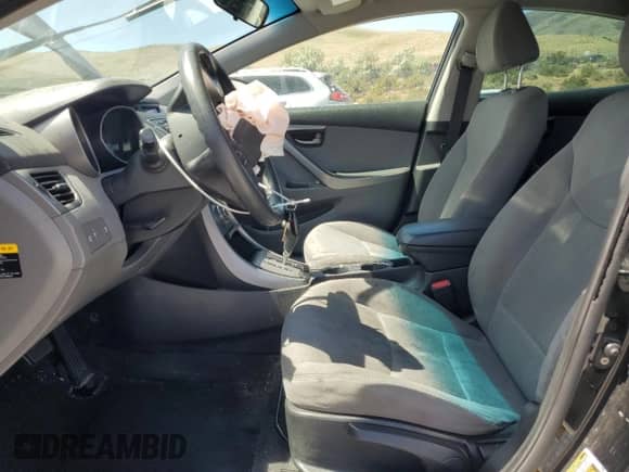 2013 Hyundai Elantra GLS with VIN KMHDH4AE8DU542971, listed as a Copart auction lot 61842835 with 244,922 mi miles and Salvage title. Bid and sale history available at DreamBid. Image 7.
