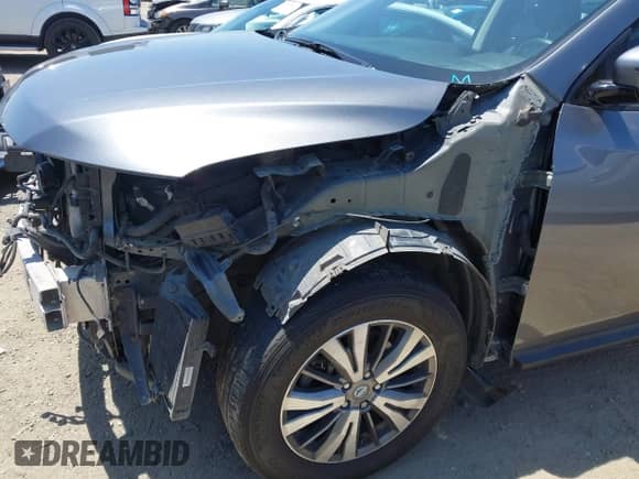 2018 Nissan Pathfinder SL with VIN 5N1DR2MN3JC637176, listed as a IAAI auction lot 42304257 with 113,439 mi miles and . Bid and sale history available at DreamBid. Image 6.