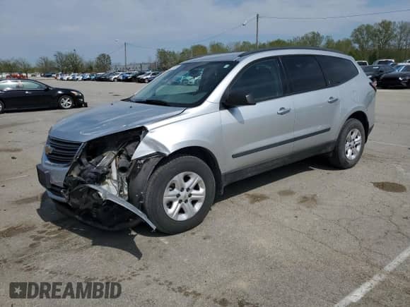 2015 Chevrolet Traverse LS с VIN 1GNKRFED7FJ340060, выставлен на аукционе Copart как лот 53811825 с пробегом 77 757 миль миль и Списание • Salvage title. История ставок и продаж доступна на DreamBid. Изображение 1.