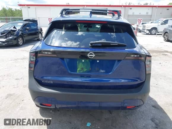 2025 Nissan Kicks SV with VIN 3N8AP6CA7SL356902, listed as a IAAI auction lot 42989694 with 17,140 mi miles and . Bid and sale history available at DreamBid. Image 16.