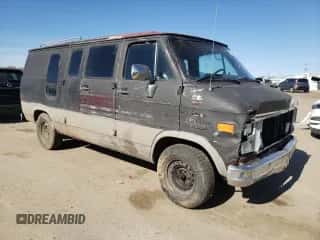 1989 Chevrolet Chevy Van z VIN 1GBEG25K4K7168245, wystawiony jako Copart lot #60162924 z przebiegiem 22 708 mil mil oraz Szkoda całkowita • Salvage title. Historia ofert i sprzedaży dostępna na DreamBid. Obrazek 4.