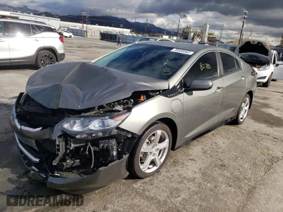 2017 Chevrolet Volt LT z VIN 1G1RC6S51HU102916, wystawiony jako Copart lot #70585562 z przebiegiem 82 710 mil mil oraz . Historia ofert i sprzedaży dostępna na DreamBid. Obrazek 1.