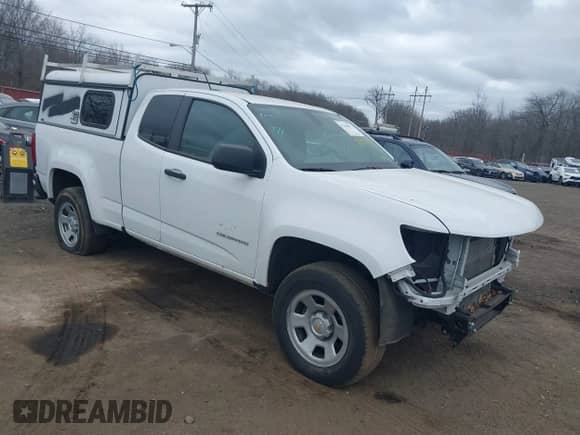 2022 Chevrolet Colorado 2WD Work Truck with VIN 1GCHSBEN2N1132045, listed as a IAAI auction lot 41429671 with 37,475 mi miles and . Bid and sale history available at DreamBid. Image 1.