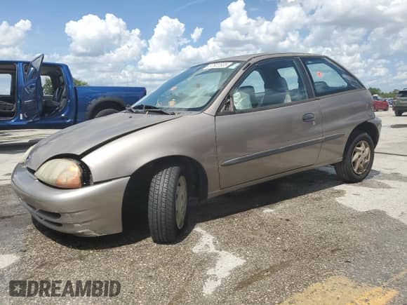 1998 Chevrolet Metro Lsi with VIN 2C1MR2226W6710440, listed as a Copart auction lot 67822535 with 86,124 mi miles and Salvage title. Bid and sale history available at DreamBid. Image 1.