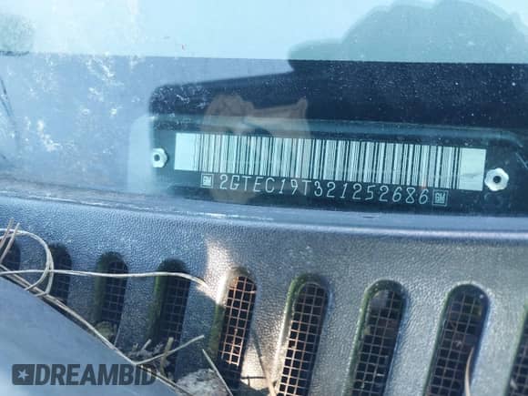 2002 GMC Sierra 1500 SLE с VIN 2GTEC19T321252686, выставлен на аукционе IAAI как лот 41355583 с пробегом 245 122 миль миль и . История ставок и продаж доступна на DreamBid. Изображение 9.