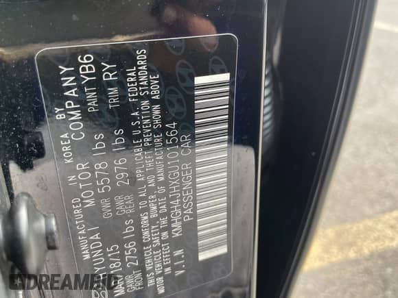 2016 Hyundai Equus Signature с VIN KMHGH4JHXGU101564, выставлен на аукционе Copart как лот 71832393 с пробегом 102 830 миль миль и . История ставок и продаж доступна на DreamBid. Изображение 10.