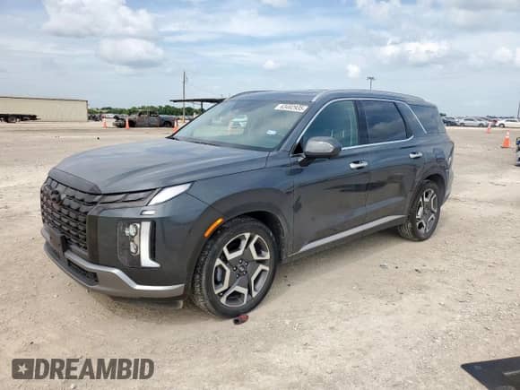 2023 Hyundai Palisade Limited with VIN KM8R54GE8PU509396, listed as a Copart auction lot 63492935 with 49,745 mi miles and Salvage title. Bid and sale history available at DreamBid. Image 1.