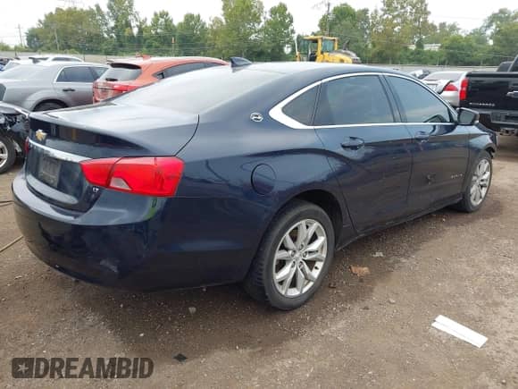 2017 Chevrolet Impala LT with VIN 1G1105S39HU195845, listed as a IAAI auction lot 43157829 with 176,712 mi miles and . Bid and sale history available at DreamBid. Image 4.