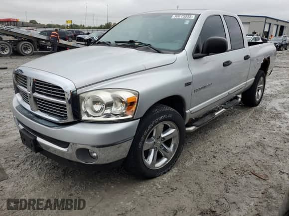 2007 Dodge 1500 SLT with VIN 1D7HA18217S132765, listed as a Copart auction lot 90615055 with 189,627 mi miles and Clean title. Bid and sale history available at DreamBid. Image 1.
