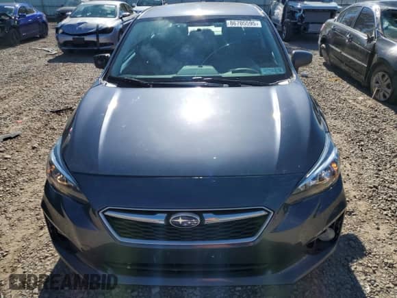 2017 Subaru Impreza Premium with VIN 4S3GKAD67H3618763, listed as a Copart auction lot 86705595 with 98,497 mi miles and Salvage title. Bid and sale history available at DreamBid. Image 5.