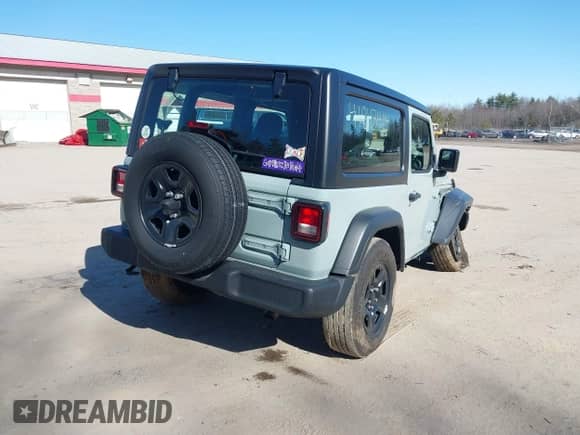 2023 Jeep Wrangler Sport with VIN 1C4GJXAN8PW640978, listed as a IAAI auction lot 41843414 with 16,440 mi miles and . Bid and sale history available at DreamBid. Image 4.