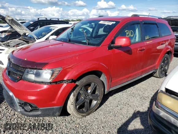 2018 Dodge Journey Crossroad z VIN 3C4PDCGBXJT252063, wystawiony jako Copart lot #55214885 z przebiegiem Nie podano mil oraz Nie do naprawy • Non repairable. Historia ofert i sprzedaży dostępna na DreamBid. Obrazek 1.
