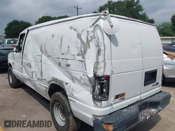 2013 Ford Econoline Cargo Commercial with VIN 1FTNE2EL3DDA20893, listed as a IAAI auction lot 42172160 with 225,606 mi miles and . Bid and sale history available at DreamBid. Image 3.