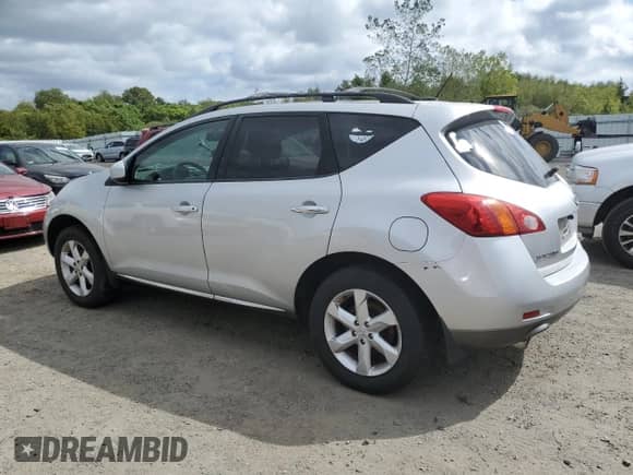 2009 Nissan Murano S z VIN JN8AZ18W99W104509, wystawiony jako Copart lot #80394365 z przebiegiem Nie podano mil oraz Czysty tytuł • Clean title. Historia ofert i sprzedaży dostępna na DreamBid. Obrazek 2.