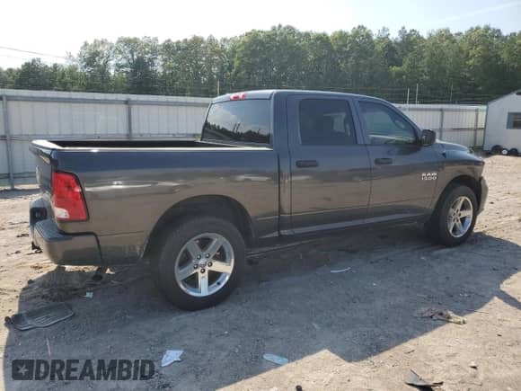 2017 Ram 1500 Express with VIN 1C6RR7KG7HS756089, listed as a Copart auction lot 62169525 with 75,551 mi miles and Salvage title. Bid and sale history available at DreamBid. Image 3.