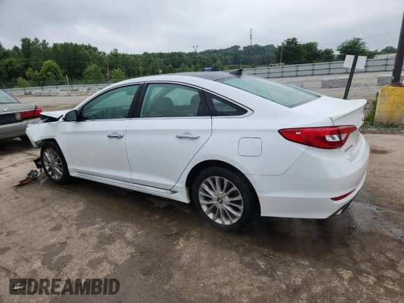2015 Hyundai Sonata Limited с VIN 5NPE34AF8FH132944, выставлен на аукционе Copart как лот 60899045 с пробегом 56 194 миль миль и Списание • Salvage title. История ставок и продаж доступна на DreamBid. Изображение 2.