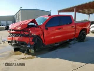2022 Chevrolet Silverado 1500 Custom with VIN 3GCPWBEK3NG200649, listed as a Copart auction lot 81252205 with 50,808 mi miles and Clean title. Bid and sale history available at DreamBid. Image 1.