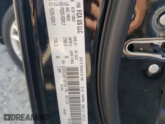 2015 Dodge Journey SXT with VIN 3C4PDCCG6FT687249, listed as a Copart auction lot 68959235 with 72,724 mi miles and Clean title. Bid and sale history available at DreamBid. Image 13.