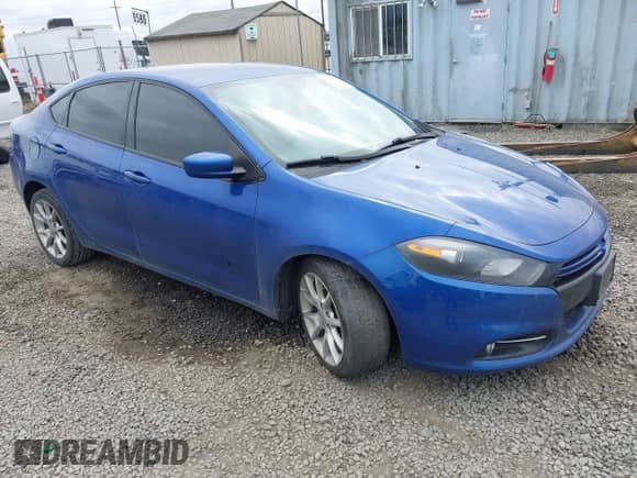 2013 Dodge Dart Rallye with VIN 1C3CDFBH4DD256815, listed as a IAAI auction lot 43184629 with 150,272 mi miles and . Bid and sale history available at DreamBid. Image 1.