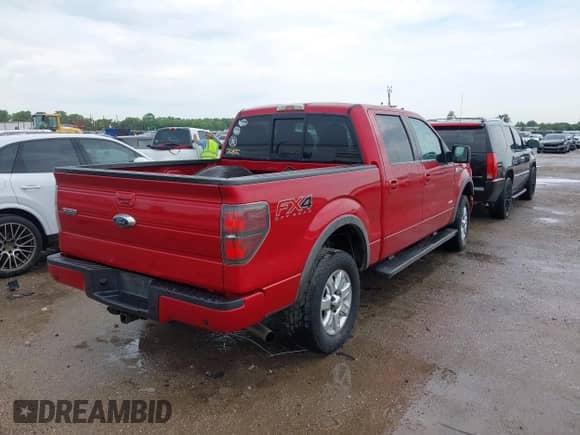 2012 Ford F-150 XL with VIN 1FTFW1ET7CKD85373, listed as a IAAI auction lot 43025007 with 266,066 mi miles and . Bid and sale history available at DreamBid. Image 4.