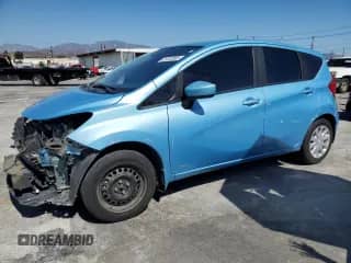 2015 Nissan Note SV with VIN 3N1CE2CP4FL447755, listed as a Copart auction lot 71412565 with 94,461 mi miles and Salvage title. Bid and sale history available at DreamBid. Image 1.