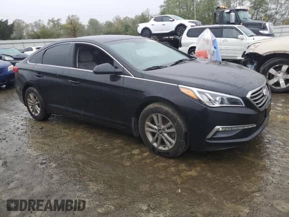 2015 Hyundai Sonata SE z VIN 5NPE24AF3FH235904, wystawiony jako Copart lot #85841335 z przebiegiem 80 523 mil mil oraz Szkoda całkowita • Salvage title. Historia ofert i sprzedaży dostępna na DreamBid. Obrazek 4.