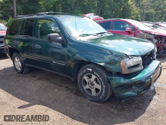2002 Chevrolet TrailBlazer LT with VIN 1GNDT13S022509001, listed as a IAAI auction lot 42859571 with 253,461 mi miles and . Bid and sale history available at DreamBid. Image 1.
