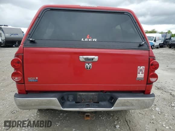 2008 Dodge RAM with VIN 3D7ML39AX8G236755, listed as a Copart auction lot 55570435 with 238,168 mi miles and Salvage title. Bid and sale history available at DreamBid. Image 6.