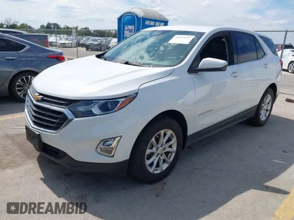 2020 Chevrolet Equinox LT z VIN 2GNAXKEV8L6238066, wystawiony jako IAAI lot #43337157 z przebiegiem 88 573 mil mil oraz . Historia ofert i sprzedaży dostępna na DreamBid. Obrazek 2.