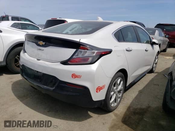 2018 Chevrolet Volt Premier z VIN 1G1RD6S5XJU136288, wystawiony jako Copart lot #47532343 z przebiegiem 52 843 mil mil oraz . Historia ofert i sprzedaży dostępna na DreamBid. Obrazek 3.