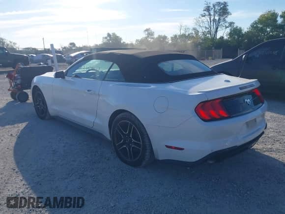 2023 Ford Mustang EcoBoost with VIN 1FATP8UH4P5105036, listed as a IAAI auction lot 43357689 with 61,296 mi miles and . Bid and sale history available at DreamBid. Image 3.