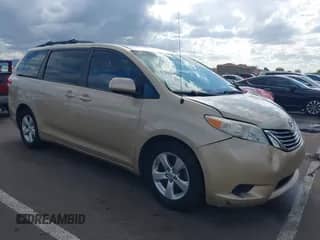 2013 Toyota Sienna LE AAS with VIN 5TDKK3DC5DS361106, listed as a IAAI auction lot 43423412 with 147,173 mi miles and . Bid and sale history available at DreamBid. Image 1.
