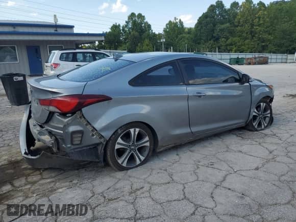 2014 Hyundai Elantra with VIN KMHDH6AH4EU029644, listed as a Copart auction lot 69257895 with 160,038 mi miles and Salvage title. Bid and sale history available at DreamBid. Image 3.