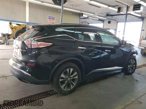2015 Nissan Murano S with VIN 5N1AZ2MH5FN200014, listed as a Copart auction lot 81126935 with 199,494 mi miles and Salvage title. Bid and sale history available at DreamBid. Image 3.