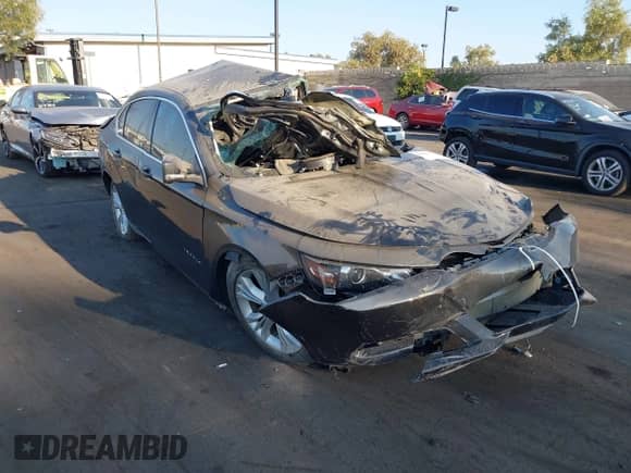 2015 Chevrolet Impala LT z VIN 1G1125S3XFU132390, wystawiony jako IAAI lot #42952565 z przebiegiem Nie podano mil oraz . Historia ofert i sprzedaży dostępna na DreamBid. Obrazek 1.