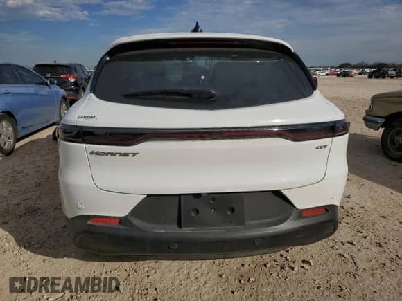2024 Dodge Hornet GT Plus with VIN ZACNDFBN6R3A27711, listed as a Copart auction lot 89047715 with 5,894 mi miles and Salvage title. Bid and sale history available at DreamBid. Image 6.