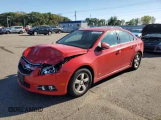 2012 Chevrolet Cruze 1LT with VIN 1G1PF5SC1C7328100, listed as a Copart auction lot 82187865 with 164,649 mi miles and Salvage title. Bid and sale history available at DreamBid. Image 1.