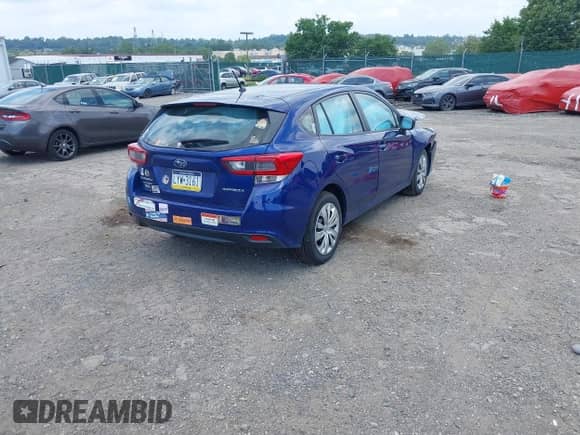 2023 Subaru Impreza with VIN 4S3GTAB66P3707156, listed as a IAAI auction lot 42763558 with 65,191 mi miles and . Bid and sale history available at DreamBid. Image 4.