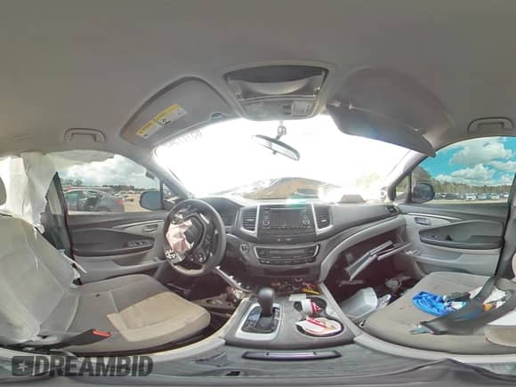 2017 Honda Pilot LX z VIN 5FNYF5H13HB043255, wystawiony jako Copart lot #65127345 z przebiegiem Nie podano mil oraz Szkoda całkowita • Salvage title. Historia ofert i sprzedaży dostępna na DreamBid. Obrazek 16.