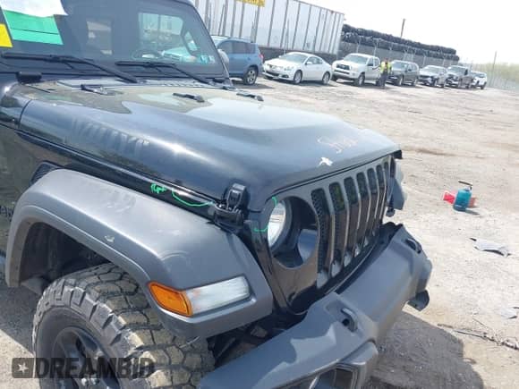 2023 Jeep Wrangler Sport with VIN 1C4HJXAG9PW674630, listed as a IAAI auction lot 42127428 with 27,064 mi miles and . Bid and sale history available at DreamBid. Image 18.