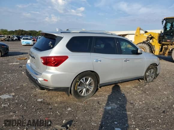 2020 Nissan Pathfinder SV with VIN 5N1DR2BN1LC630846, listed as a Copart auction lot 71257975 with 52,385 mi miles and Salvage title. Bid and sale history available at DreamBid. Image 3.