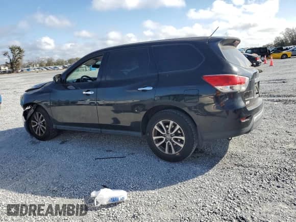 2014 Nissan Pathfinder SL with VIN 5N1AR2MN0EC632834, listed as a Copart auction lot 44351745 with 185,544 mi miles and Salvage title. Bid and sale history available at DreamBid. Image 2.