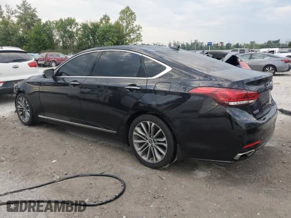 2016 Hyundai Genesis 3.8L with VIN KMHGN4JE6GU128579, listed as a Copart auction lot 69292634 with 83,603 mi miles and Salvage title. Bid and sale history available at DreamBid. Image 2.