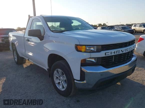 2021 Chevrolet Silverado 1500 Work Truck with VIN 3GCNWAEF0MG296145, listed as a IAAI auction lot 43528366 with 60,715 mi miles and . Bid and sale history available at DreamBid. Image 1.