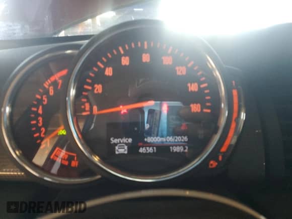 2018 MINI Hardtop Cooper with VIN WMWXP5C52J2G64191, listed as a Copart auction lot 90535225 with 46,361 mi miles and Salvage title. Bid and sale history available at DreamBid. Image 9.