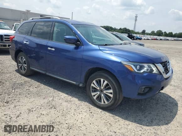 2017 Nissan Pathfinder SV with VIN 5N1DR2MN6HC665774, listed as a Copart auction lot 65849715 with 138,121 mi miles and Clean title. Bid and sale history available at DreamBid. Image 4.